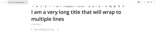 Wrapped title